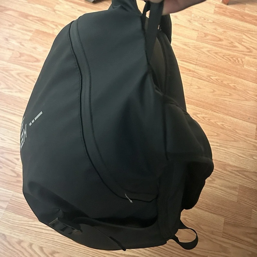 Kehemp Street Black Tactical Backpack w/ Waterproof Biker Helmet